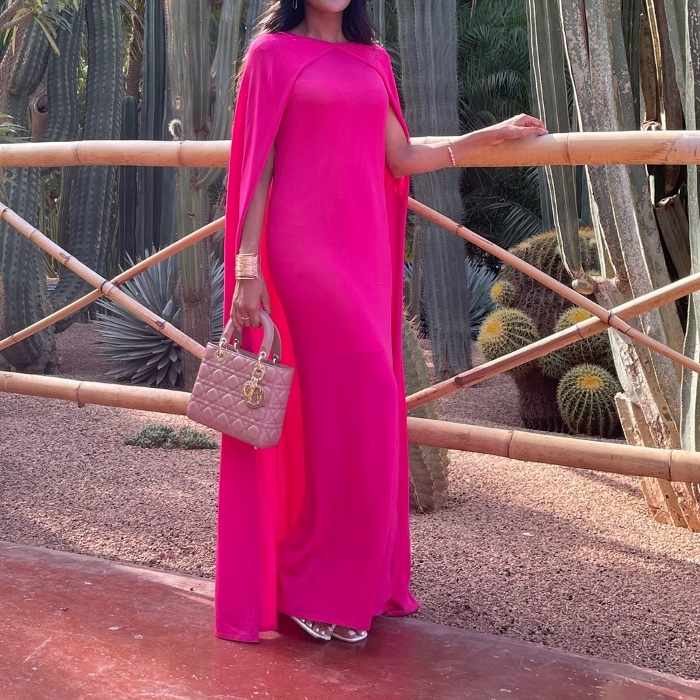 Zara cape dress